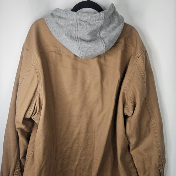 Duluth Trading Company Fire Hose Standard Fit Hooded Limber Jacket Size 2XL - Picture 7 of 10